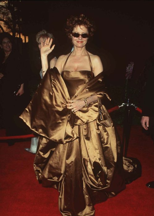 Susan Sarandon en la alfombra roja de los premios Óscar en 1996