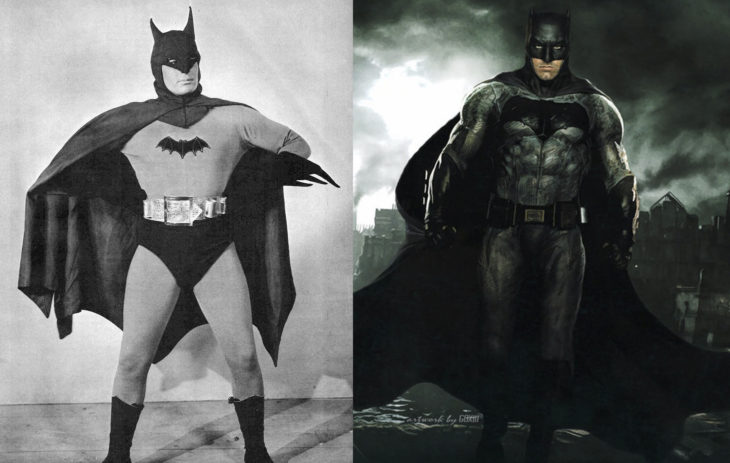 Batman en su primera aparición en televisión vs en cine