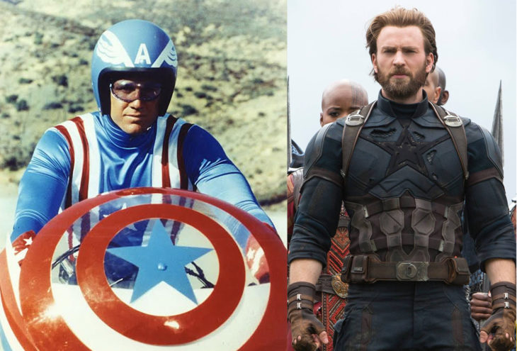 Capitán América en su primera aparición en televisión vs en cine