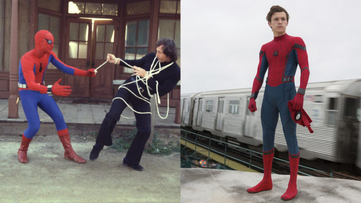 Spider-Man en su primera aparición en televisión vs en cine