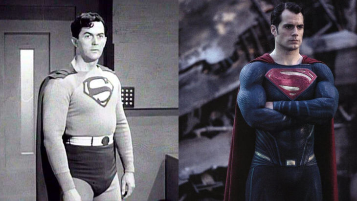 Superman en su primera aparición en televisión vs en cine