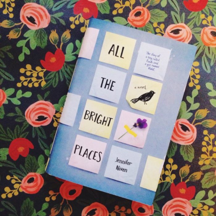 portada del libro All The Bright Places
