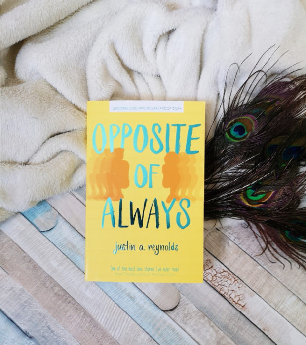 Portada del libro Opposite of Always de Justin A. Reynolds.