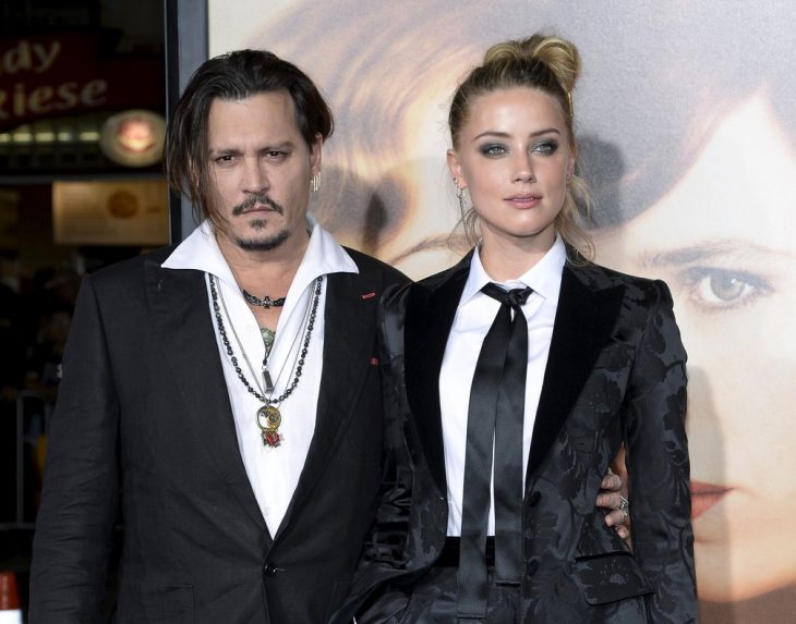 Johnny Depp y Amber Heard en la premier de la película La chica danesa