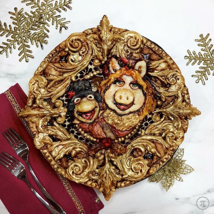 Pay creado por Jessica Leigh Clark-Bojin inspirado en La rana René y Peggy