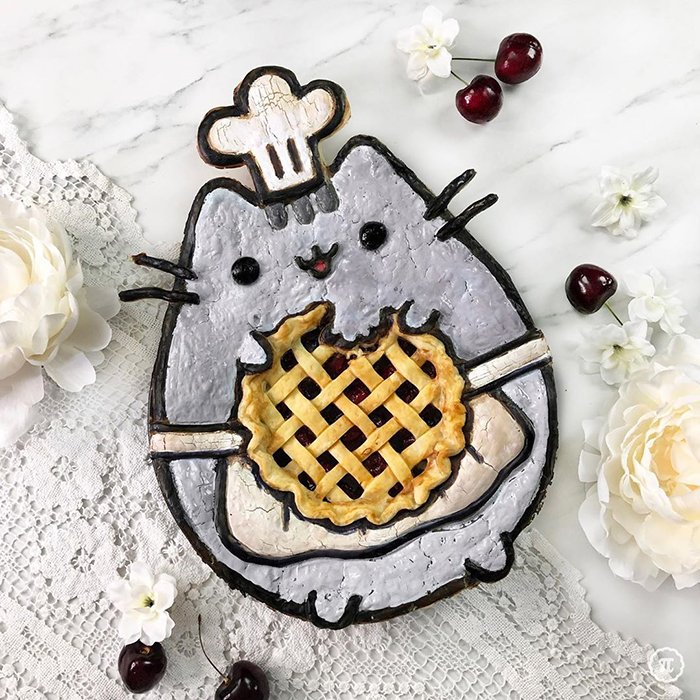 Pay creado por Jessica Leigh Clark-Bojin inspirado en Pusheen the cat