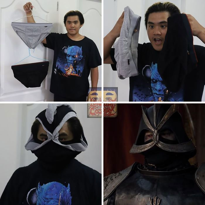 Cosplay de Anucha Saengchart como ninja warrior