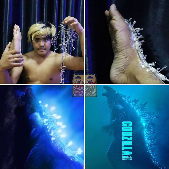 Cosplay de Anucha Saengchart como Godzilla
