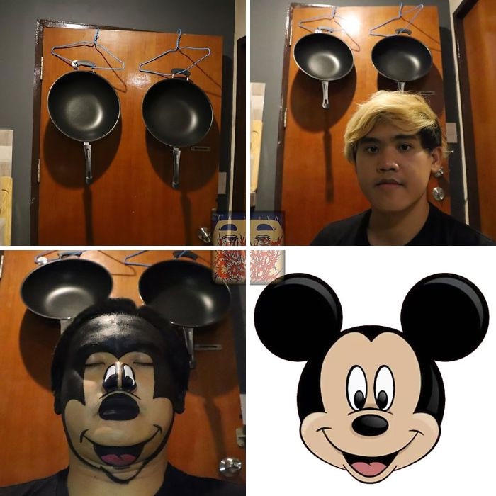 Cosplay de Anucha Saengchart como Mickey Mouse