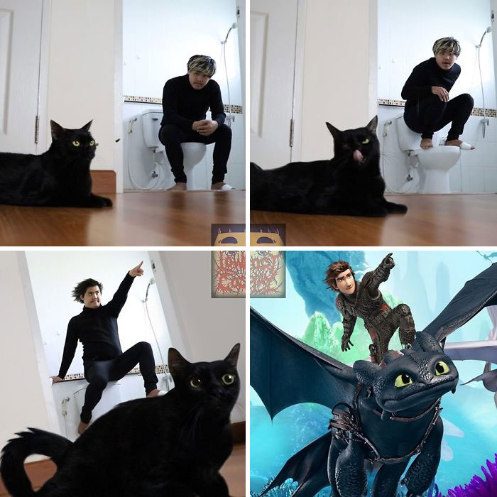 Cosplay de Anucha Saengchart como Chimuelo