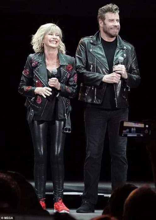 john travolta y olivia newton vuelven a encontrarse después de 41 años