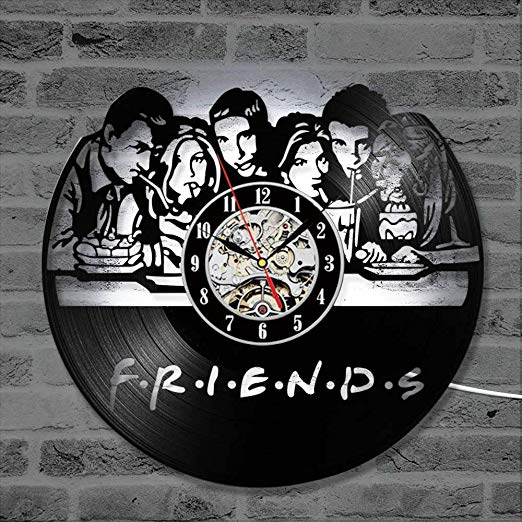 Disco de acetato como cuadro de Friends