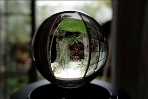 Bola de cristal para decorar y tomar fotografías 