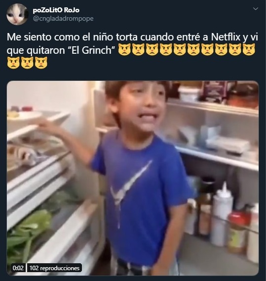 Tuit sobre El Grinch ha sido retirado de Netflix