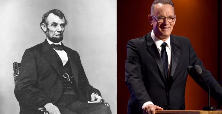 Abraham Lincoln y Tom Hanks