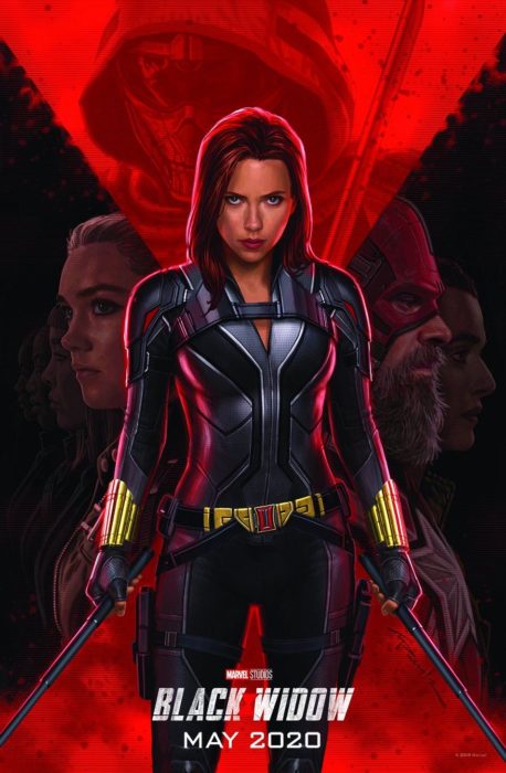 Póster oficial de la película Black Widow para 2020