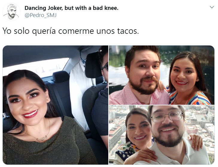 Historia en Twitter con el hastag Yo solo quería, de parejas que se conocieron de manera inusual