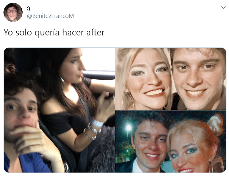 Historia en Twitter con el hastag Yo solo quería, de parejas que se conocieron de manera inusual