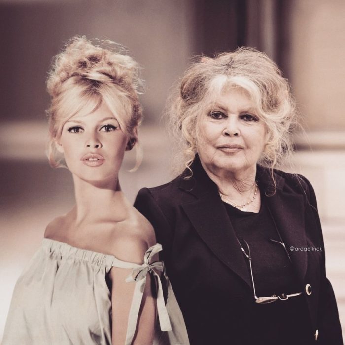 Brigitte Bardot de joven y adulto por Ard Gelinck