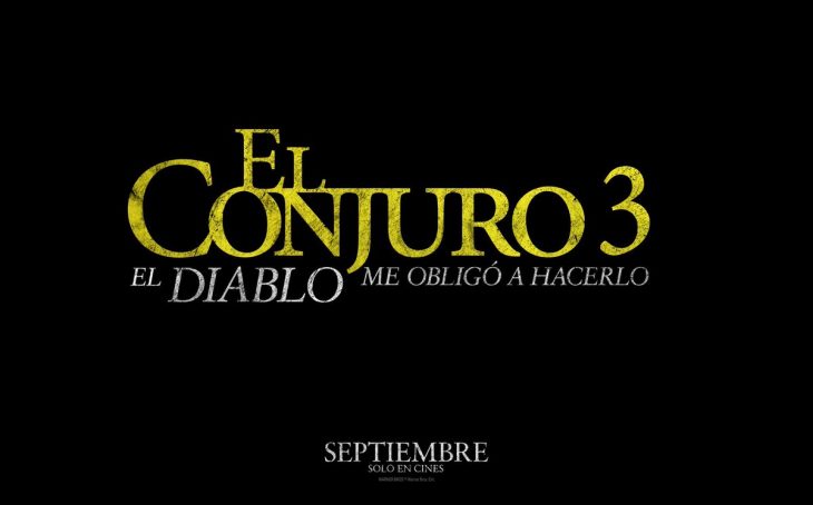 El conjuro 3: El diablo me obligó a hacerlo poster promocional