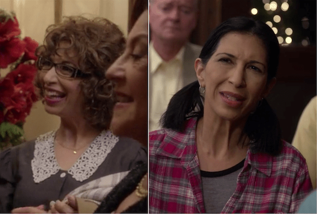Rose Abdoo interpretando a dos personajes diferentes de la serie Gilmore Girls