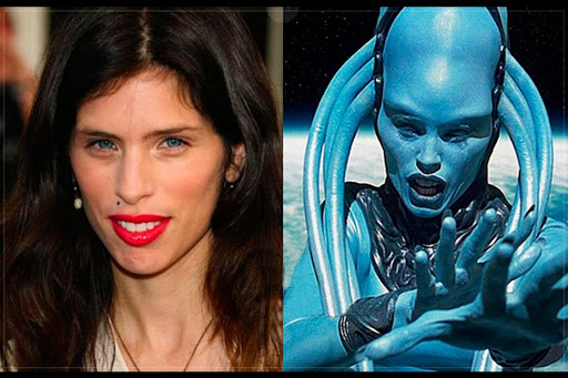 Maïwenn Le Besco en su papel de La Diva en la película El quinto elemento vs como se ve realmente