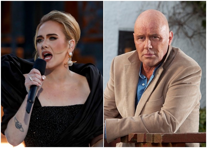 Adele y Mark Evans