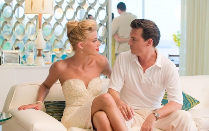 Johnny Depp y Amber Heard en The Rum Diary