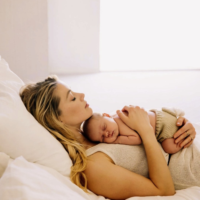 Amber Heard y su hija