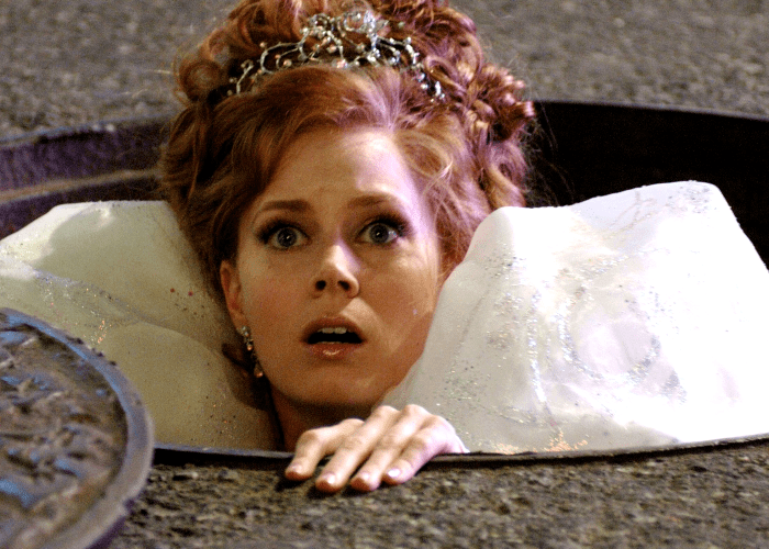 escena de Encantada con Amy Adams
