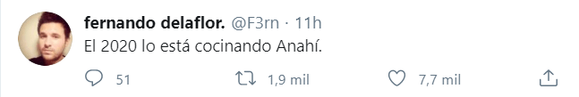 Comentarios en Twitter sobre enfrijoladas de Anahí