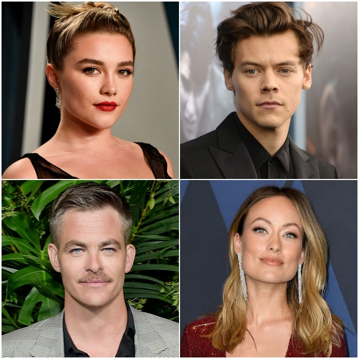 Florence Pugh, Harry Styles, Chris Pine, Olivia Wilde