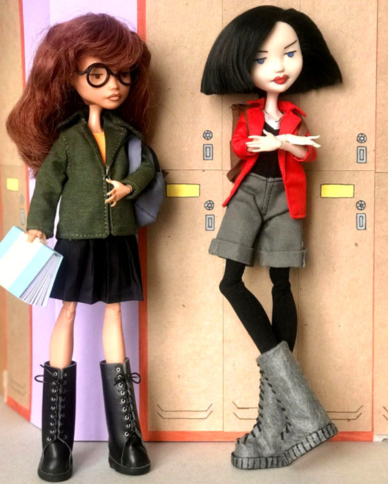 Artista rusa Arty Ooak Dolls transforma muñecas Monster High en personajes de caricaturas y películas; Daria Morgendorffer y Jane Lane