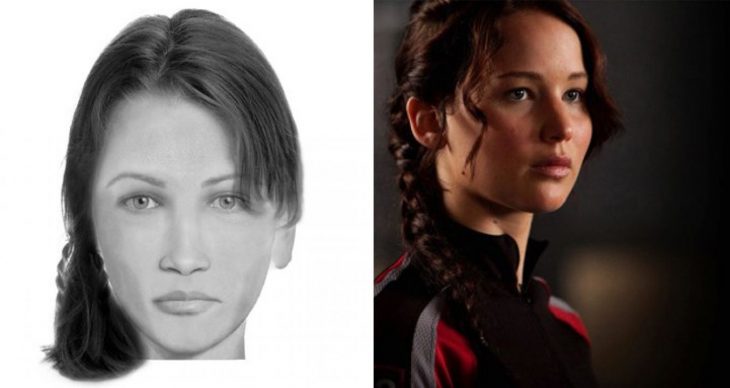 imagen comparativa del personaje Katniss Everdeen 'Los Juegos del Hambre'