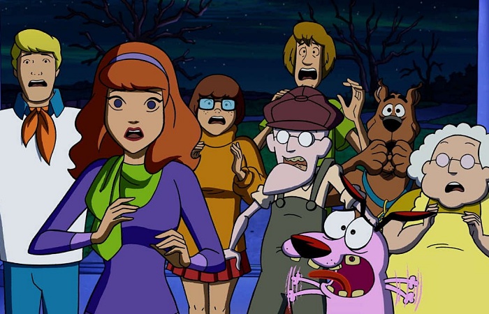 Coraje, el perro cobarde y Scooby-Doo