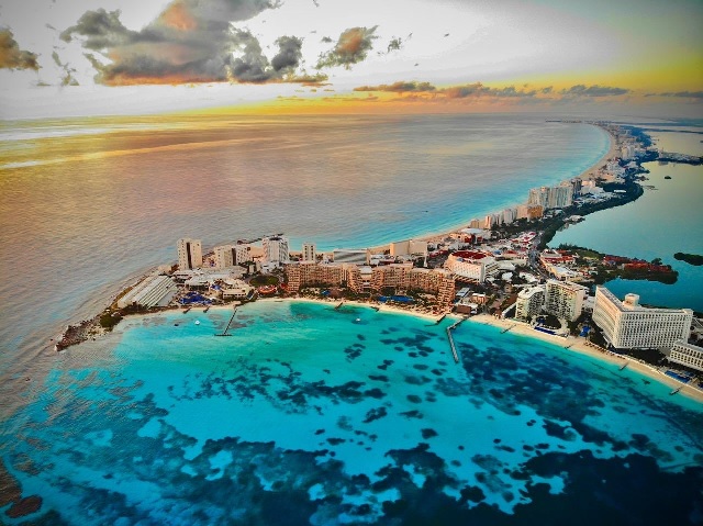 Atardecer en Cancún