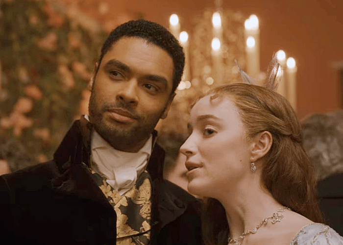 escena de la serie Bridgerton