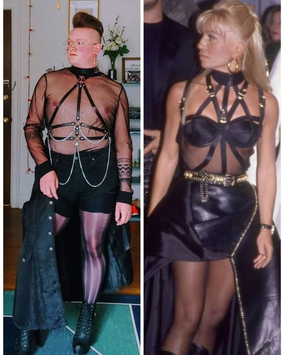 Personas recreando looks famosos en la Met Gala