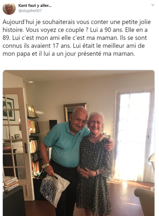 Historia en Twitter de mujer que se encontró con su exnovio 70 años después