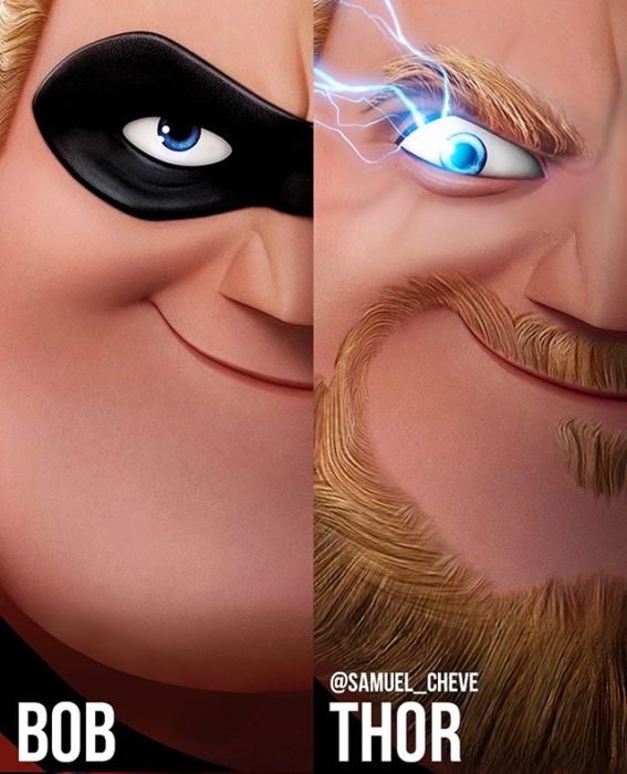Bob de Los Incríbles como Thor de Thor