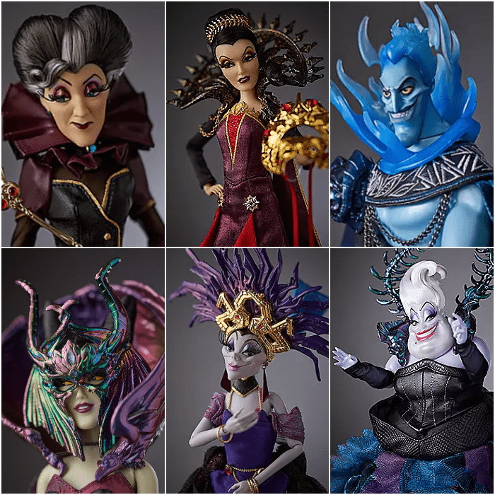 colección de disney villanos