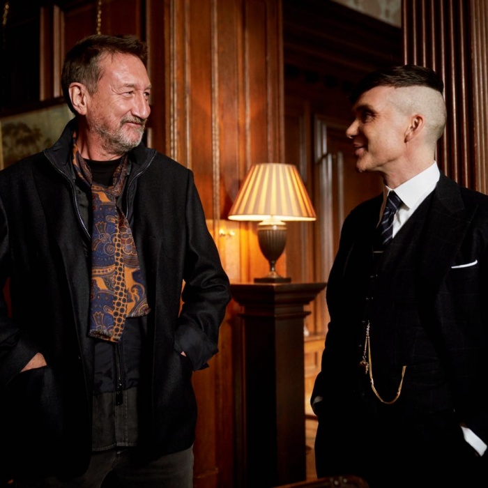 Steven Knight y Cillian Murphy