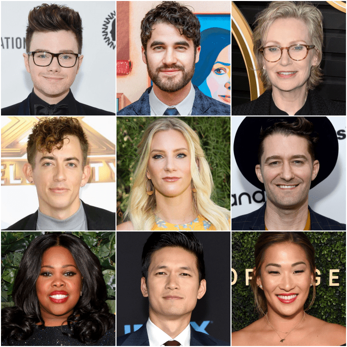 Chris Colfer, Darren Criss, Jane Lynch, Kevin McHale, Heather Morris, Matthew Morrison, Amber Riley, Harry Shum Jr. y Jenna Ushkowitz