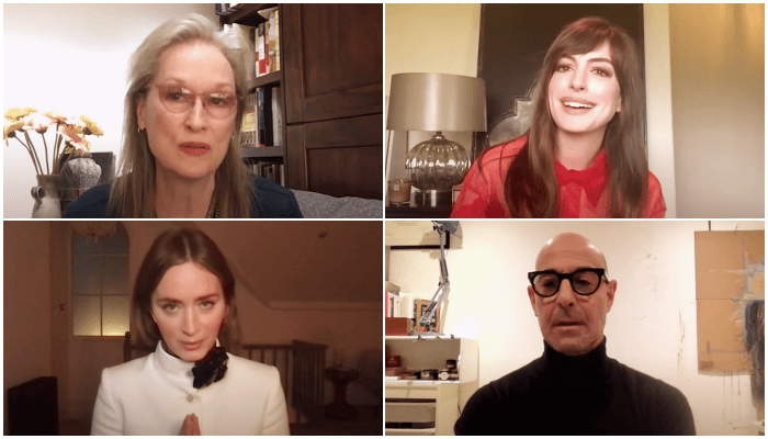 Meryl Streep, Anne Hathaway, Emily Blunt, Stanley Tucci