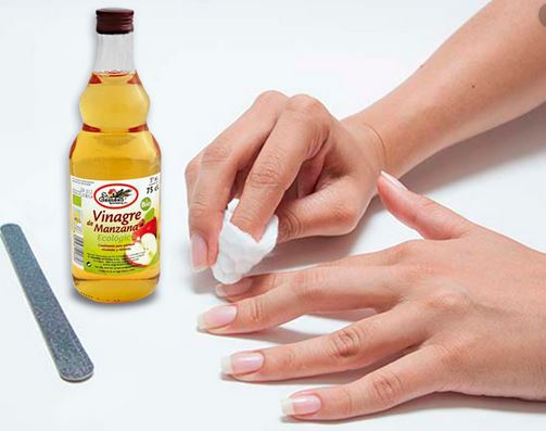 Uñas sanas y largas con vinagre