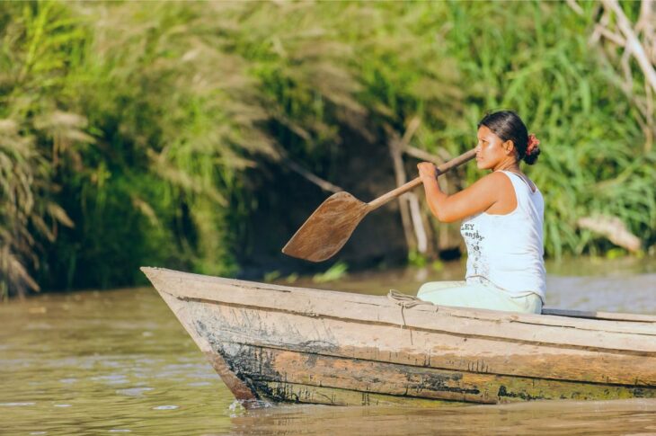 Río en Perú salvado por sus pobladores