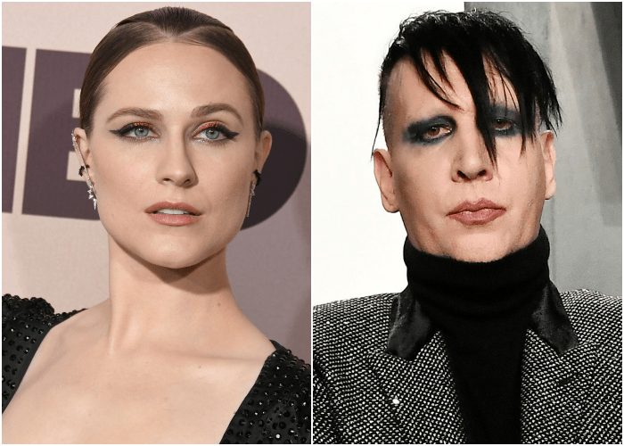 Evan Rachel Wood y Marilyn Manson