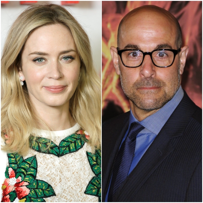 Emily Blunt y Stanley Tucci