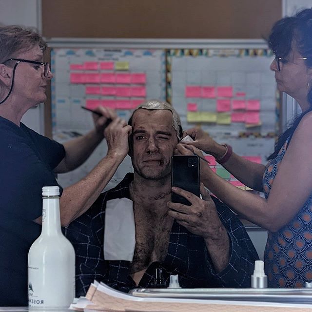 Henry Cavill en maquillaje para The Witcher 2