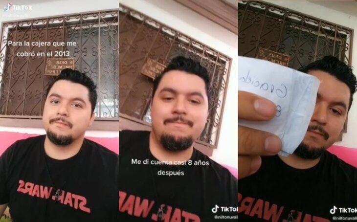 Hombre encuentra número de teléfono en un ticket 8 años después de que lo atendieran
